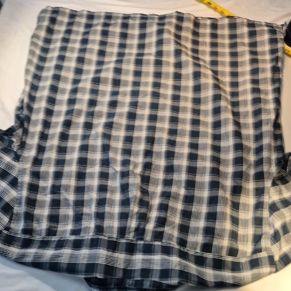 Van Heusen XXL Mens Short Sleeve Blue And White Casual Button Down Shirt - Picture 11 of 15